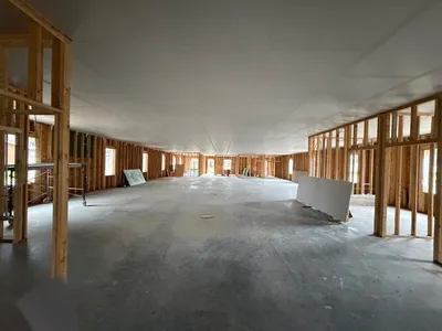 inside view of building construction site